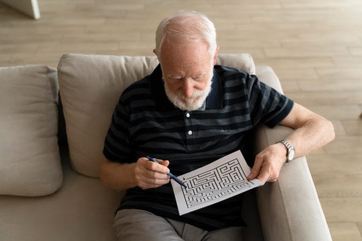 elderly man confronting alzheimer disease 23 2149043762